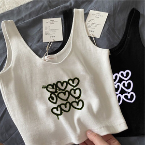 Top estivo da <span class=keywords><strong>donna</strong></span> WX69, girocollo, in cotone elasticizzato a costine, traspirante, casual, tinta unita, senza maniche, aderente. - Product Image 1