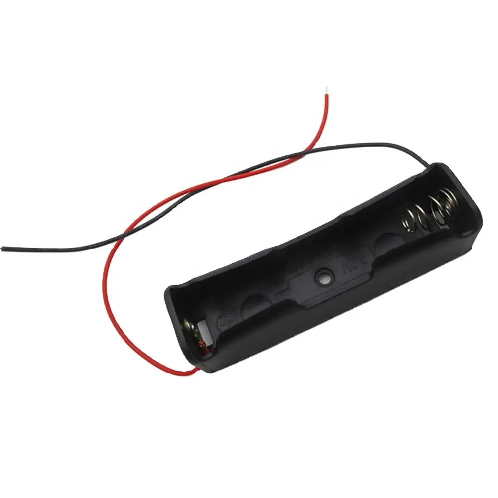 18650 Battery Box Case 3.7V 1*18650 Battery Holder With Wire