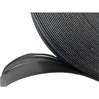 Attache-câble auto-adhésif noir et blanc, écologique, 100% nylon, à double face, avec fermeture auto-agrippante