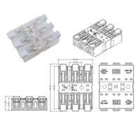 3-Ein-3-Aus Hebelklemmen: Push-In-Kabelverbinder für Effiziente Heim- und Industrie-Elektroprojekte (PA66 Messing)
