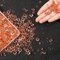 Diamants acryliques clairs, 6000 pièces, avec cristaux intercalaires, pour remplissage de Vase, décorations de Table pour fête d'anniversaire, mariage, noël