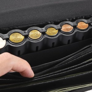 Euro <b>Coin</b> Cylinder Waist Bag 600D Oxford Cloth Detachable Strap Large Size Solid Color <b>Coin</b> <b>Purse</b> - Product Image 2