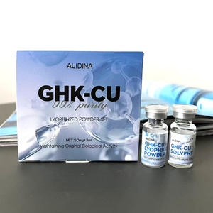 Logo personalizzato contrassegno privato viso De-rughe rassodante blu rame Peptide viso siero GHK-cu rame Peptide riparazione polvere <span class=keywords><strong>d</strong></span> - Product Image 3