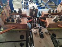Machine automatique HANXIN pour la fabrication de chaînes en acier inoxydable, pliage de fils métalliques, formage de chaînes, moteur pompe 380V 50Hz 1.5KW, facile à utiliser
