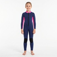 Combinaison de plongée pour bébés filles, manches longues, jambes longues, néoprène 2 mm, pour le surf, la plongée, le snorkeling
