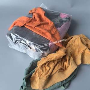 Trapos de Felpa de Alta Absorción de Colores, Limpiadores de Sudaderas, Trapos Industriales de Algodón para Mecánicos, Trapos de Limpieza de Algodón de Colores - Product Image 1