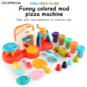 Tự làm bánh <span class=keywords><strong>Pizza</strong></span> thực phẩm nấu ăn màu đất sét Montessori chơi bột phim hoạt hình đồ chơi cho trẻ em - Product Image 2