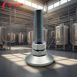 Suministro Directo de Fábrica CARSUN Patas Niveladoras de Acero al Carbono, Ajustables de Metal Resistente, Estilo Rígido, con Ruedas, OEM Personalizable - Product Image 6