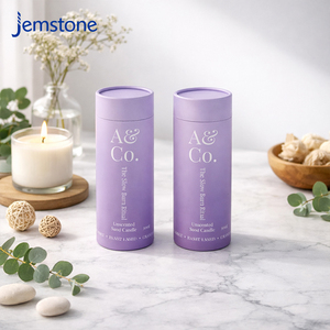 Tube en carton kraft biodégradable OEM pour bougies en poudre, diffuseur d'arômes, et emballage cylindrique pour parfums et sable. - Product Image 2