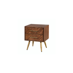 Meubles de maison au design contemporain, collection BERGEN, table de chevet en bois à bas prix pour chambre à coucher - Product Image 1