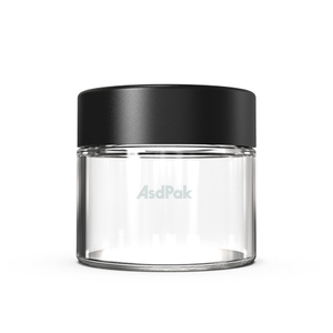 Frasco de Vidrio de 3.5g 3oz con Cierre a Prueba de Niños para Almacenamiento de Flores, Etiquetas Personalizables Disponibles - Product Image 6
