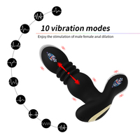 SEXBAY Amazon Explosiver Silikon-Prostatamassager Analplug Butt Plug Anal-Heiz-/Stoßvibrator Sexy Spielzeug Erwachsenen-Sexspielzeug