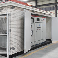 Transformateur extérieur de type boîte, série YBG, intelligent, compact, triphasé, 1600 Kva, 3300 Kva, 35kv, entièrement scellé, IEC