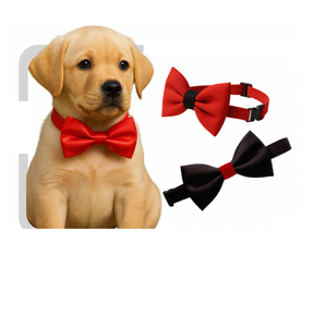 Premium Dog Bow <b>Collar</b> Adjustable Stylish Pet <b>Collar</b> with Elegant Bow for Daily Wear Parties Photoshoots and Events - Product Image 3