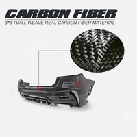 QUALITÉ EXCEPTIONNELLE NOUVEAU PARACHOC ARRIÈRE DE REMPLACEMENT IMPREZA VAB VAF WRX VRS Arising II EN CARBONE VÉRITABLE