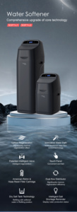 Adoucisseur d'eau commercial à grand débit, purificateur central pour toute la maison, système intégré d'osmose inverse, eau douce 24h/24 - Product Image 4