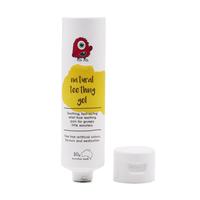 Tube d'emballage cosmétique en plastique PE transparent sans BPA, écologique, pour crème solaire et soins de la peau, avec bouchon à clapet, capacité de 25 à 70 ml