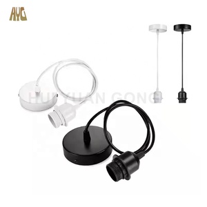 1M LED Bombilla Socket <span class=keywords><strong>Cable</strong></span> de alimentación <span class=keywords><strong>Cable</strong></span> <span class=keywords><strong>con</strong></span> E27 Soporte de lámpara colgante UE/EE. UU. Interruptor de <span class=keywords><strong>enchufe</strong></span> Soporte de lámpara para el hogar <span class=keywords><strong>con</strong></span> estilo de tornillo - Product Image 2