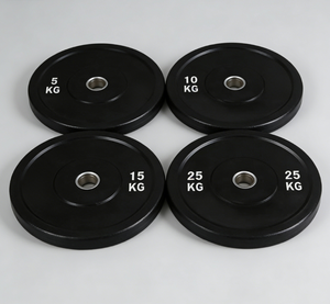 Discos de Pesas de Goma para Gimnasio, 5 kg, 20 kg, 25 kg, LB, Competitivos, para Halterofilia, <span class=keywords><strong>Sentadillas</strong></span>, Barra, Aumento de Peso, Alta Resistencia - Product Image 6