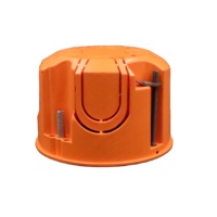 Accessoires électriques boîte de jonction en pvc électrique boîte de montage en plastique boîte de montage murale ronde ou câblage de cassette interne