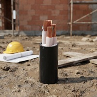 Câble d'alimentation YJV isolé XLPE 0,6/1 kV à âme en cuivre pour alimentation industrielle souterraine