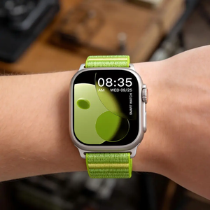 Nueva Correa de Reloj de Nailon con Diseño de Ondas para <span class=keywords><strong>Apple</strong></span> <span class=keywords><strong>Watch</strong></span> Series 11/10/9/8/<span class=keywords><strong>7</strong></span>, Correa Suave de 46mm 49mm 45mm 44mm, Brazalete Deportivo Ultra - Product Image 6