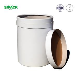 Fût de transport à tête ouverte en papier couché blanc 16,5 gal, CH - Product Image 3