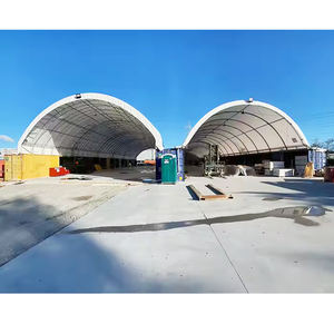 Abri-conteneurs, garages, entrepôts, tentes dôme en acier galvanisé à installation facile, vente directe usine. - Product Image 5