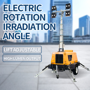 Torre de Iluminación LED Solar y Diésel de 9M, Proveedor Oficial para Construcción y Minería, para Sitios de Construcción y Minería - Product Image 2