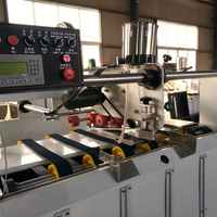 Machine à coller les boîtes BZD Industrial 3KW avec sécheur à ventilateur intégré et empileur de comptoir