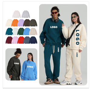 Felpe da Uomo di Alta Qualità con Logo Personalizzato, <span class=keywords><strong>Stampa</strong></span> Serigrafica, Maniche Lunghe, Girocollo, Casual, Oversize - Product Image 2