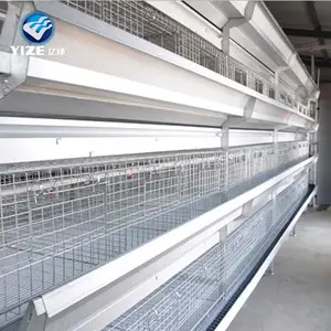 La migliore vendita mangiatoie automatiche layer galline batteria allevamento di polli posa gabbia per uccelli per attrezzature per l'allevamento di animali a strati - Product Image 1