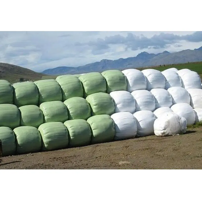 High Quality 5-layer Silage Bale Wrap 250mm*1800m*25micron round bale wrapper