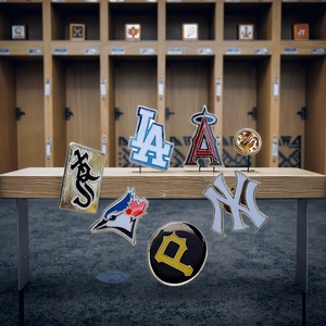 Logo kustom LA terukir logam lencana modis bros untuk tim sepak bola AS pemenang Logo Lapel pin olahraga maskot bertema penggemar - Product Image 2