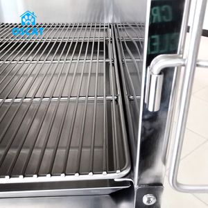 Oscat กรงสัตว์แพทย์สแตนเลส6ประตู, คอกสัตว์แพทย์ลังแมวมีไฟอบอุ่นสำหรับคลินิกสัตว์เลี้ยง - Product Image 5