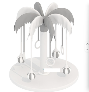 廉价白色电动软玩旋转木马马定制动物室内设计 - Product Image 3