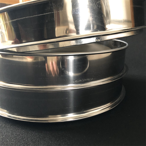 耐久性のあるステンレス鋼ファインメッシュ小麦粉ハンドふるい直径20-60 cm SUS316 304溶接技術 - Product Image 4