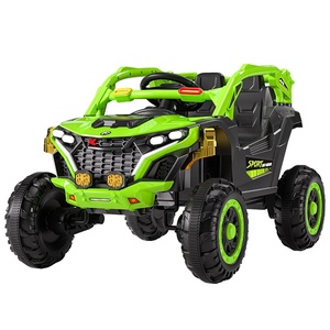 Jouets pour bébés Voiture électrique tout-terrain à quatre roues pour enfants Télécommandée Sièges en plastique Deux places Garçons Filles Âges 3-6 ans - Product Image 1