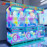 Joyplay Coloful Claw Machine Amusement Arcade FEC Coin Operated Animals Toys Claw Machine Commercial Cheap Doll Grabbing Machine
