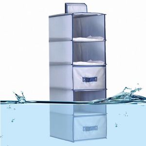 Cheap Washable Hanging Drawer Organizer Wardrobe Layered Hanging Underwear Storage Bag Dormitory <b>Foldable</b> Storage <b>Box</b> - Product Image 1