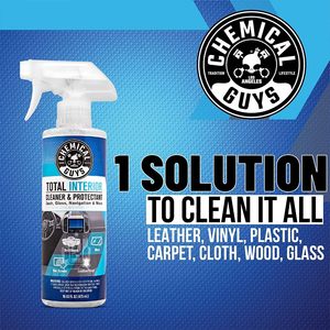 Chemical Guys Total Interior Cleaner and Protectant, 16 fl oz, Hair Detailing <b>Brush</b> Safe for Cars Trucks SUVs Jeeps Motorcycles - Product Image 3