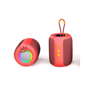 Altavoz con Tarjeta TF y AUX, Batería Extraíble, Audio Portátil, Luz RGB, Llamadas Inalámbricas TWS, para Entretenimiento al Aire Libre
