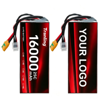 Batterie Lipo pour Drone FPV 16000mAh 22000mAh 4S 6S 8S 12S 14S 24S 64000mAh 22.2V Personnalisée