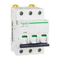 Interruptor Automático Miniatura (CA) Serie ACTI9 IC65N Tipo C/D 1/2/3/4P para Protección de Circuitos, Suministros Eléctricos