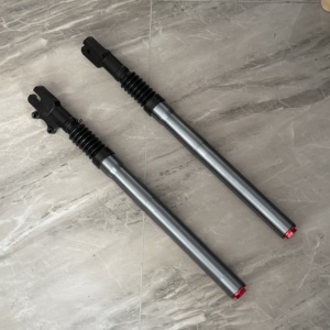 Amortisseur hydraulique de 11 pouces pour trottinette électrique, 610 mm, en alliage d'aluminium argenté, suspension avant de trottinette de bonne qualité, vente en gros - Product Image 3