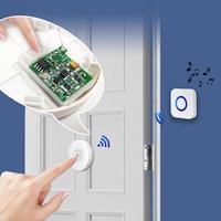 VIANS Smart life Sonnette sans fil Génération auto-alimentée Étanche IP44 EU UK US Plug Carillon safe smart Door Bell