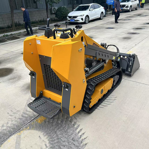 Mini MINICARGADORA diésel sobre orugas tipo máquina peso alto momento de carga maquinaria de construcción - Product Image 2
