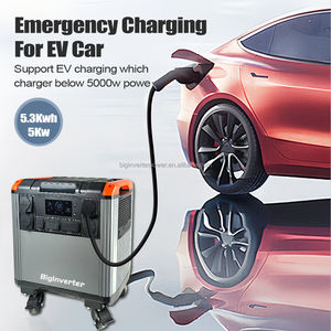 Estación de energía portátil BIGINVERTER de 5000W, 5376Wh, generador solar LiFePO4 con MPPT para camping al aire libre y respaldo doméstico. - Product Image 3