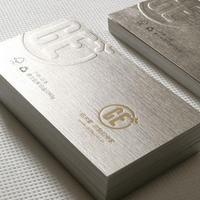 Venta al por mayor 2025 tarjetas de visita de estampado en caliente de plata personalizada papel en relieve dorado de alta calidad y producto de impresión