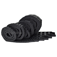 DeTianhai CNC Tuyau flexible semi-enclos en nylon pour câble, pour machine-outil de convoyage, garantie 1 an